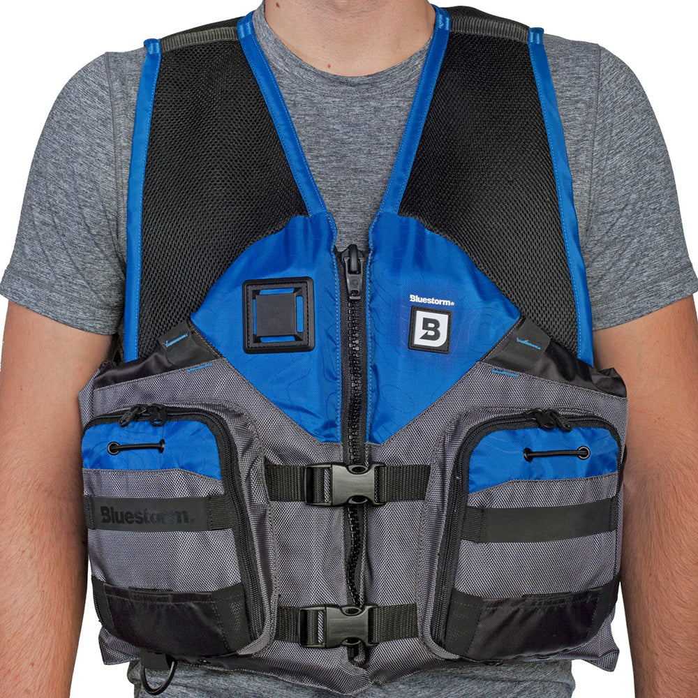 Bluestorm Sportsman Adult Mesh Fishing Life Jacket - Deep Blue - S/M [BS-105-BLU-S/M]