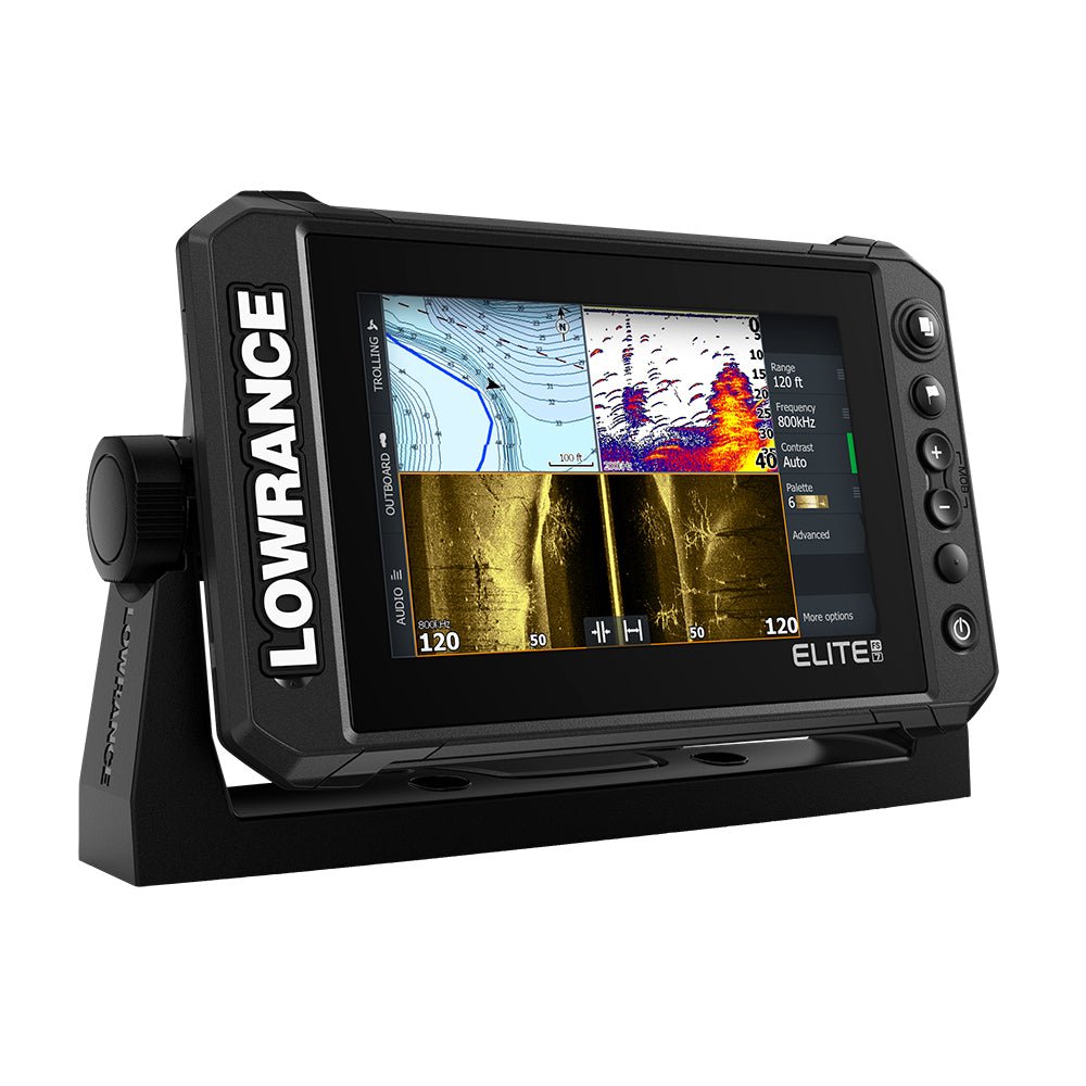 Lowrance Elite FS 7 Chartplotter/Fishfinder w/Active Imaging 3-in-1 Transom Mount Transducer [000-15688-001] - O.J.K. Outdoors