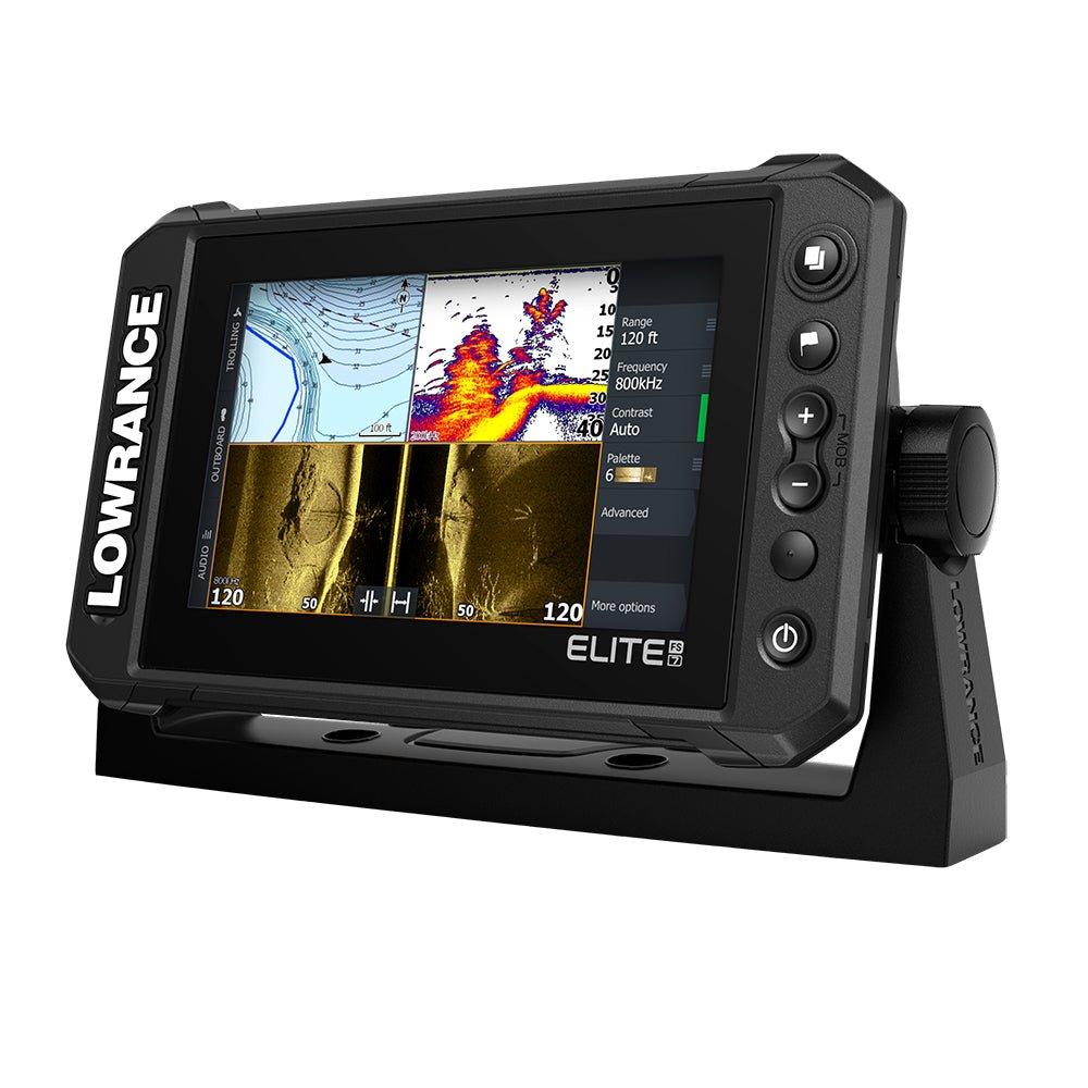 Lowrance Elite FS 7 Chartplotter/Fishfinder w/Active Imaging 3-in-1 Transom Mount Transducer [000-15688-001] - O.J.K. Outdoors