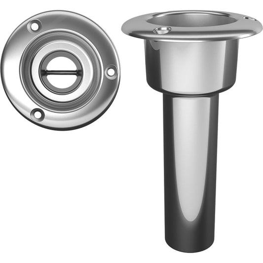 Mate Series Stainless Steel 0 Rod Cup Holder - Open - Round Top [C1000ND] - O.J.K. Outdoors