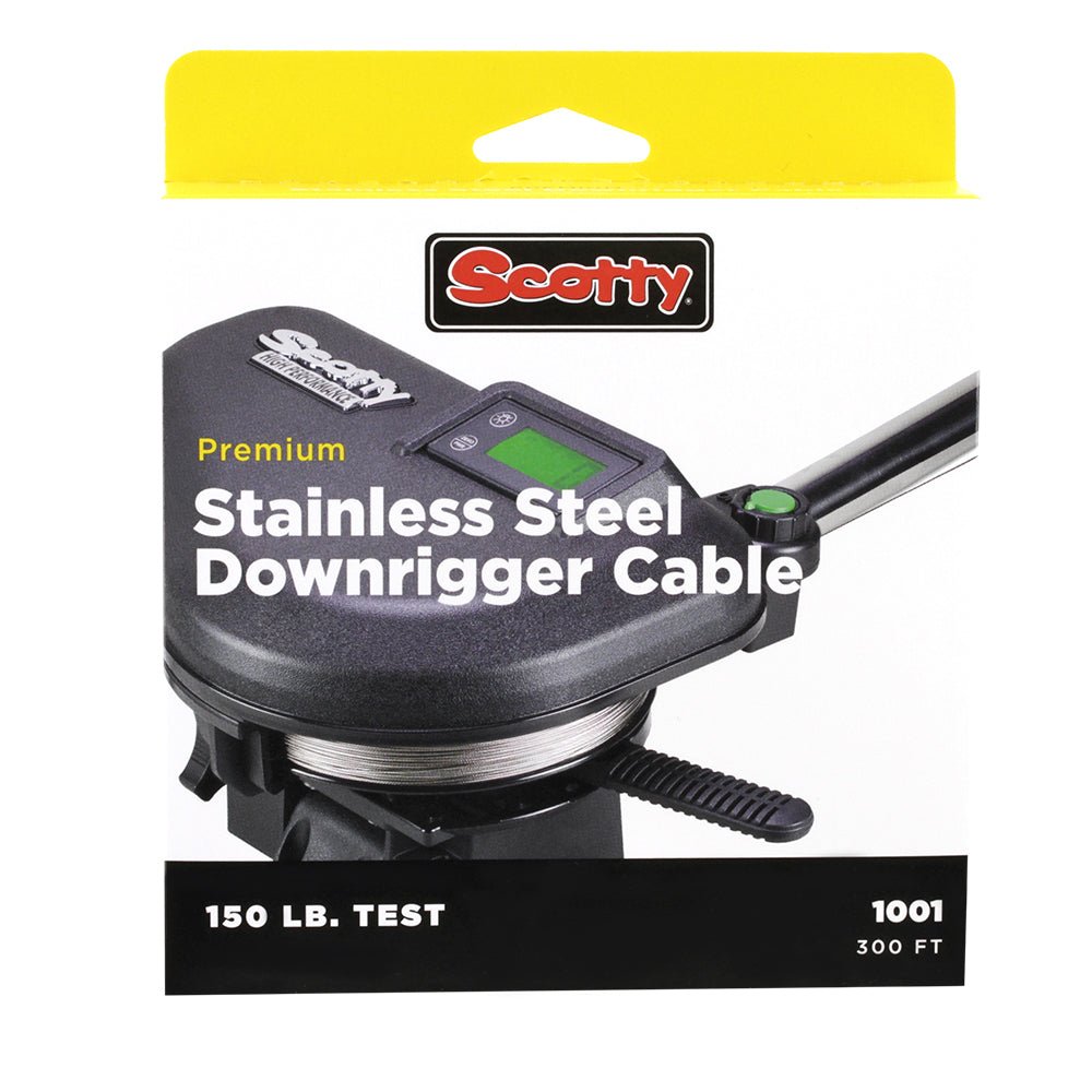 Scotty 300ft Premium Stainless Steel Replacement Cable [1001K] - O.J.K. Outdoors