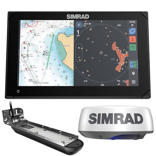 Simrad NSX 3009 Radar Bundle - HALO20+ Radar Dome Active Imaging 3-in-1 Transducer [000-15377-001] - O.J.K. Outdoors